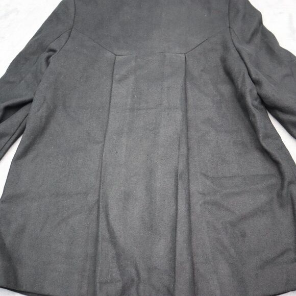 Ambiance Apparel Jacket Womens S Black Plain Long Sleeve Button Down Collared - Picture 14 of 16